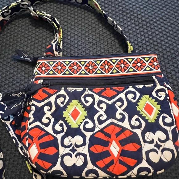 Vera Bradley SUN VALLEY boho Crossbody Organizer Shoulder Bag Purse casual - Picture 2 of 7